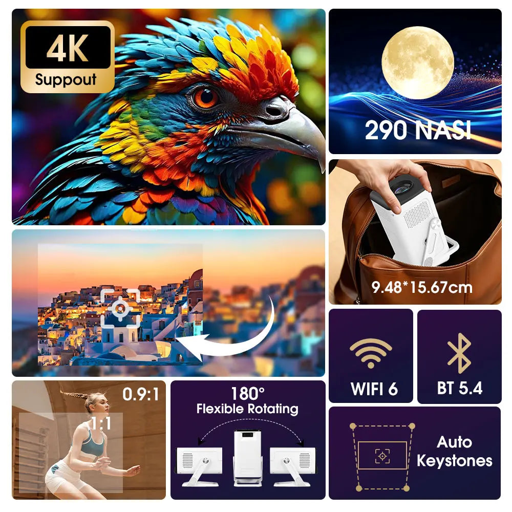 Portable HD Mini Projector