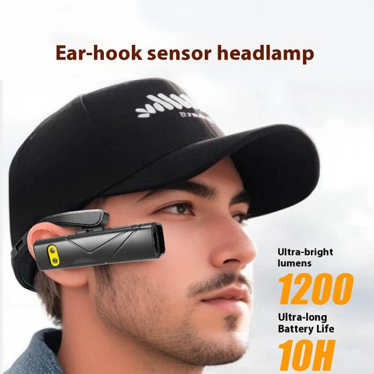 Rechargeable Ear-Mounted LED Headlamp