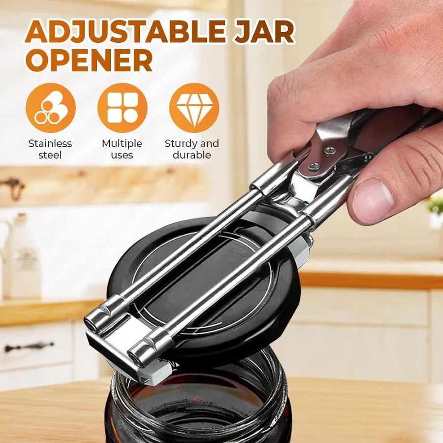Twist Easy: Adjustable Stainless Jar Opener