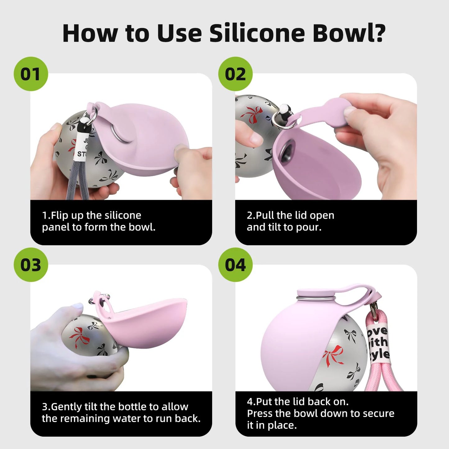 Portable Dog Water Bottle