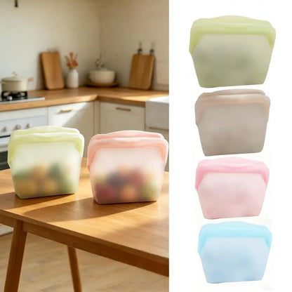 Reusable Silicone Food Storage Bags
