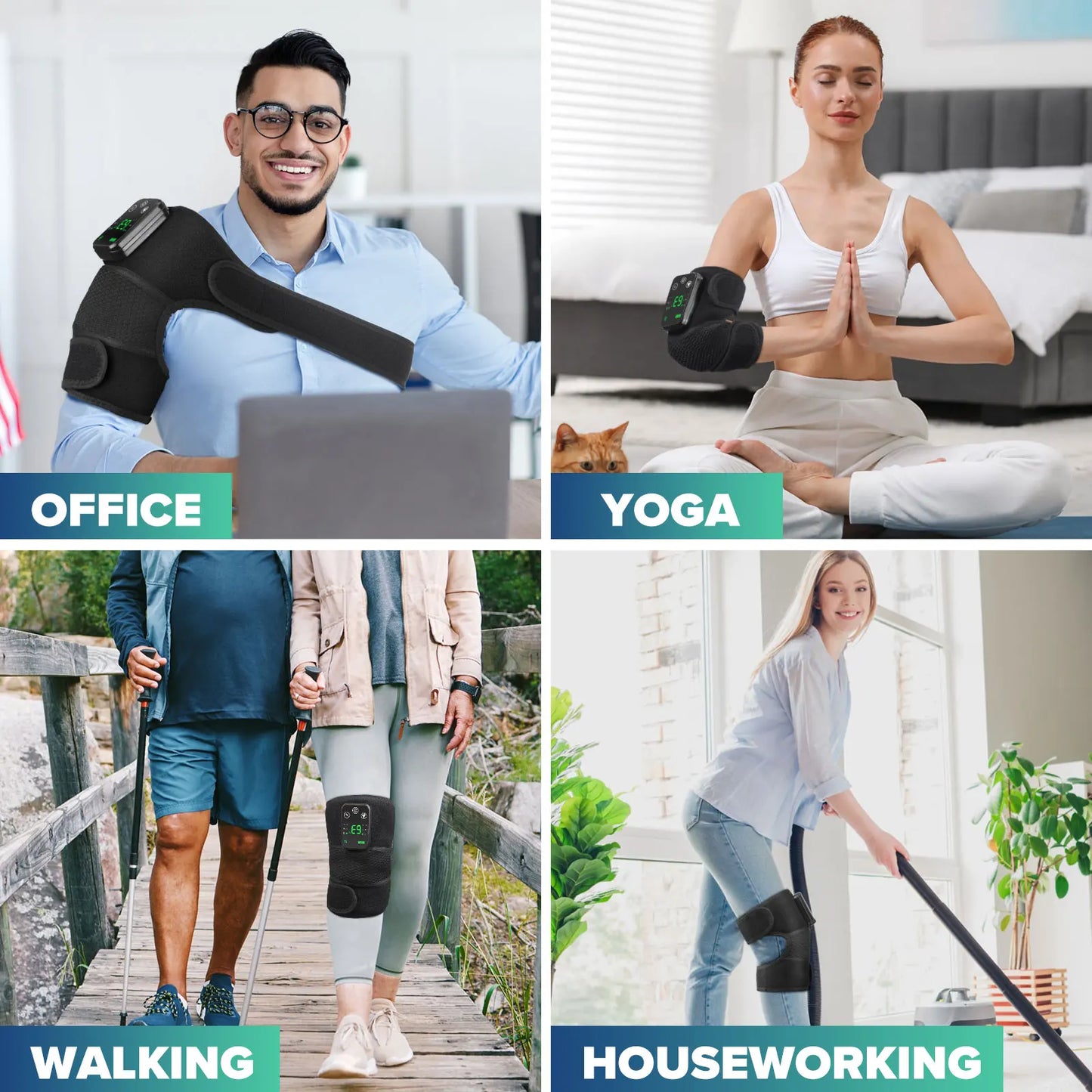 ThermaKnee™ Massager — Heated Knee Support