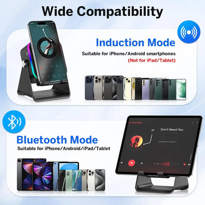 5-in-1 Bluetooth Speaker Phone Stand