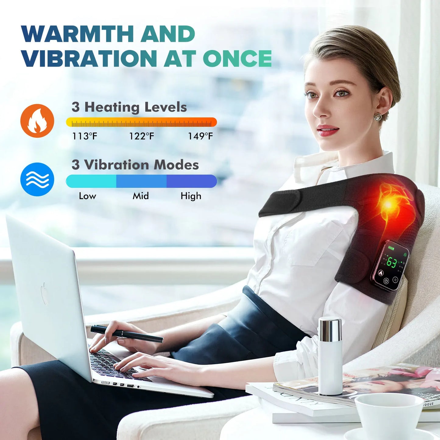 ThermaKnee™ Massager — Heated Knee Support