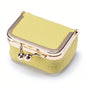 Mini Leather Coin Purse with Kiss Lock Clasp