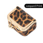 Mini Leather Coin Purse with Kiss Lock Clasp